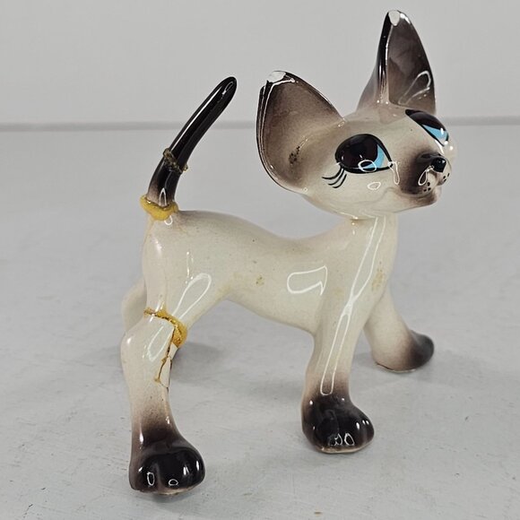 Freeman McFarlin Siamese Cat Kitten Nodder Bobble Head *AS IS REPAIRS FLAW* - Picture 2 of 11
